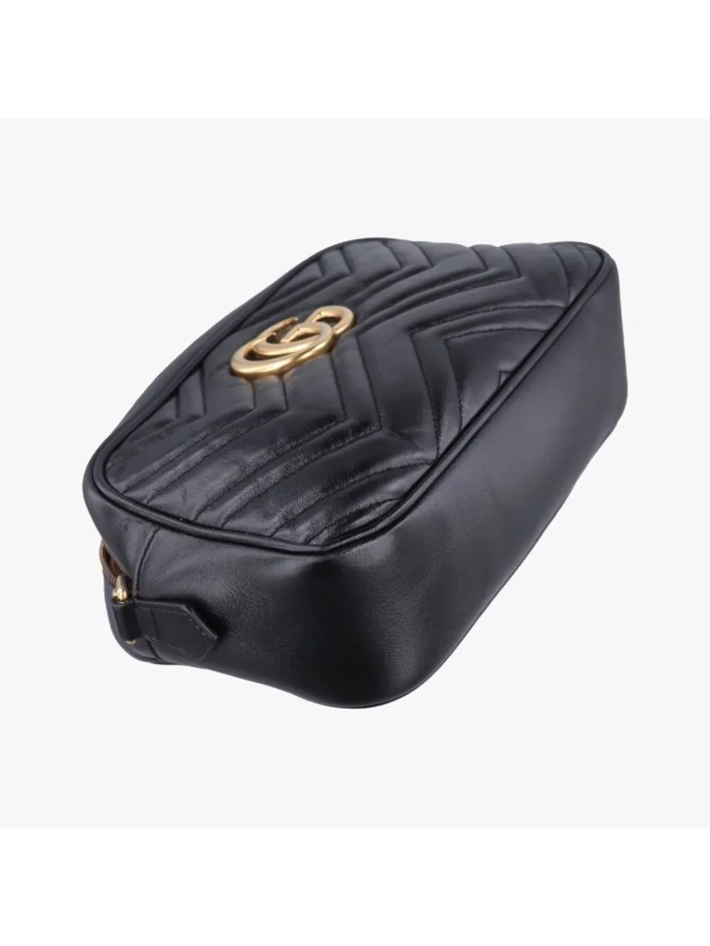 Gucci GG Marmont Black Leather Shoulder